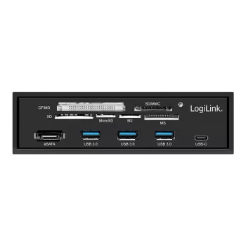 Leitor de cartões LogiLink UA0341 SATA interno preto
