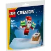 Brinquedo de construção LEGO Santa's Chimney Polybag 30692 – mini conjunto de construção de Natal