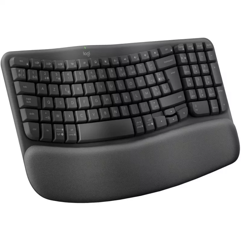 Teclado ergonómico sem fios Wave Keys - GRAPHITE - NLB - 2.4GHZBT - NA - CENTRAL-419 - UNIVERSAL