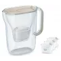 Jarra de filtragem de água BRITA Style Essential 2,4 L com 3 cartuchos de substituição (areia)