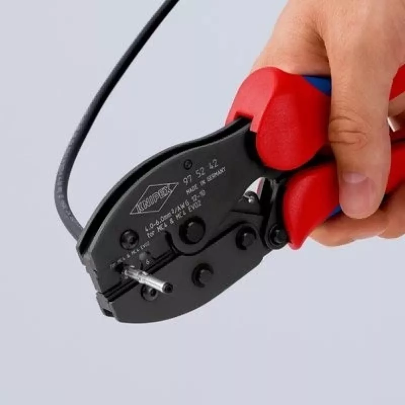 Alicate de cravar KNIPEX PreciForce para MC4 / EVO2