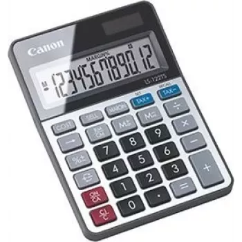Calculadora de secretária Canon LS-122TS visor cinzento
