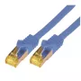 Cabo de rede M-Cab 7,5 m RJ-45 Cat7 azul S/FTP