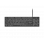 Teclado com fios NATEC HERRING GLOW layout US com retroiluminação branca