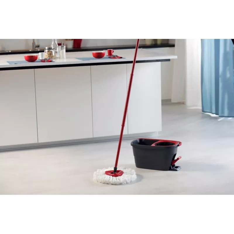 Cabeça de esfregona Vileda Turbo 2in1 vermelho branco