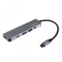 Hub USB-C FIXED FIXHU-MN-GR 5 portas mini para portáteis e tablets
