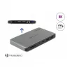 Docking station DeLOCK Thunderbolt 3 8K Dual DisplayPort USB LAN SD áudio PD 3.0