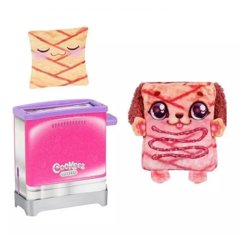 Peluche com aroma Toast Cookeez Makery brinquedo da Cobi MO-23522, peluche com aroma