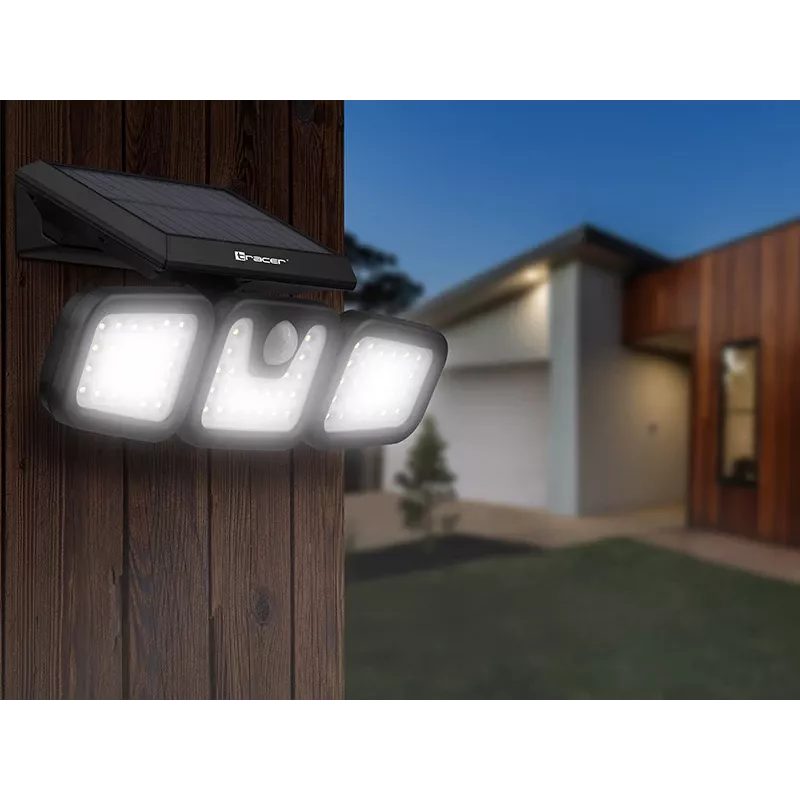 Tracer 47191 Saturn Projetor LED solar com detetor de movimento