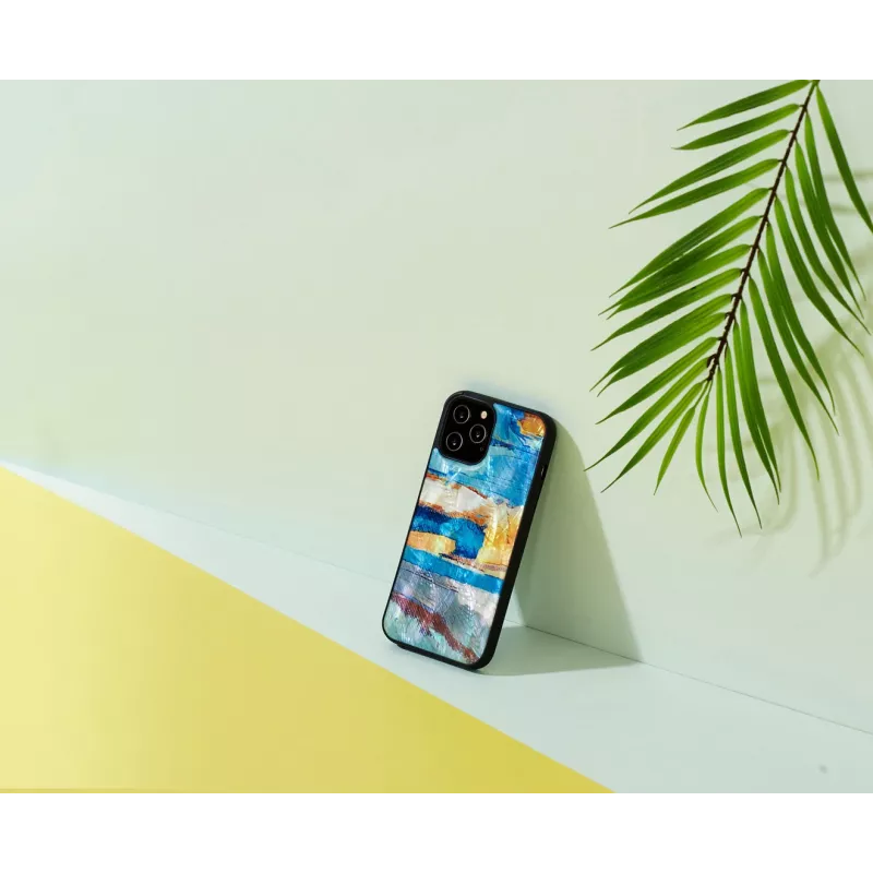 Capa de proteção iKins para Apple iPhone 12 / 12 Pro — azul-céu