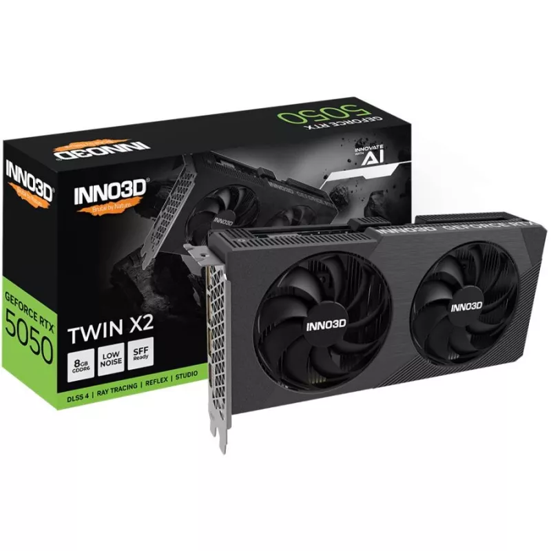INNO3D GeForce RTX 5050 TWIN X2 8GB GDDR6 Placa gráfica
