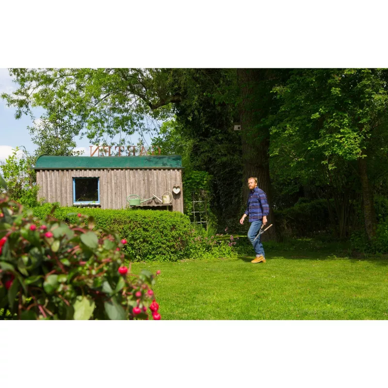 Tesoura de sebes Gardena NatureCut, 23 cm, preto/madeira
