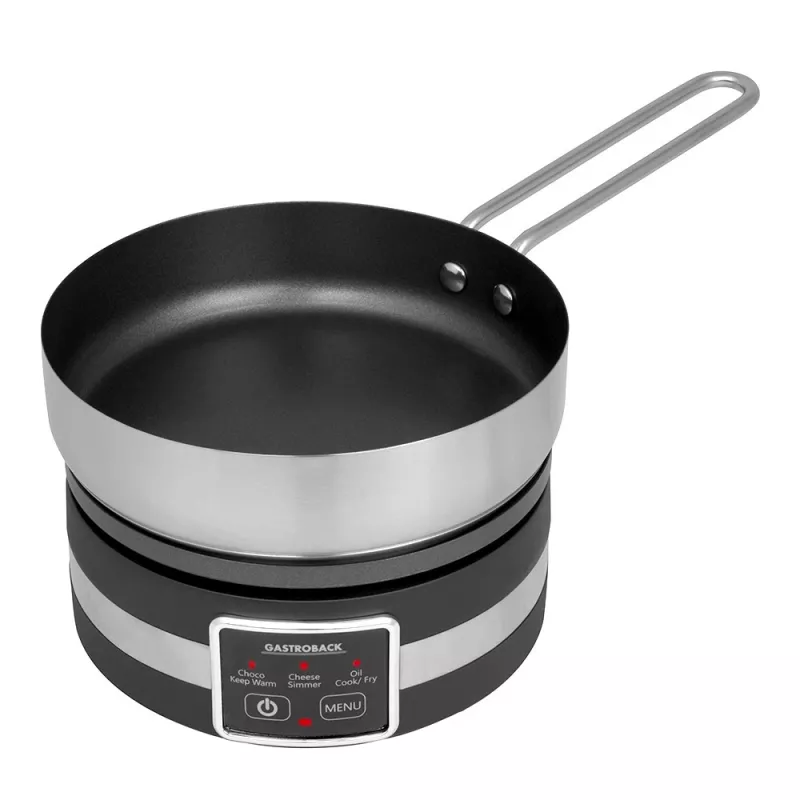 Fondue elétrico Gastroback 42568 1,8 l 8 pessoas preto aço inoxidável