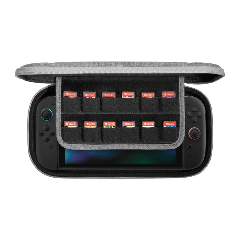 Bolsa protetora Tomtoc FancyCase-G05 para Nintendo Switch 2, cinzento