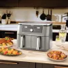 Fritadeira de ar quente Ninja DZ400EU 9,5 L 2470 W Cinzento Double
