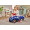 Carro de passeio Simba-Dickie BIG Bobby-Car, propulsão por empurrão, idade 1–5, 4 rodas, azul/vermelho