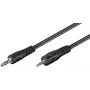 Cabo de áudio Microconnect AUD3525LL2 2 m 3,5 mm 2,5 mm preto