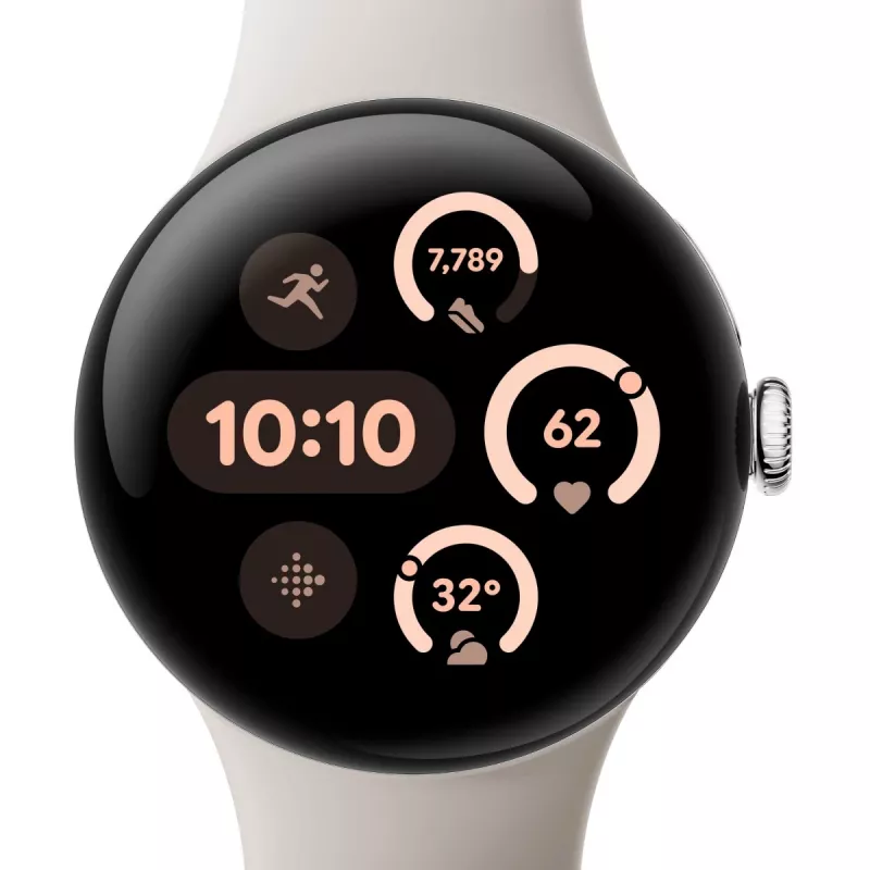 Google Pixel Watch 3 AMOLED 41 mm Ecrã tátil digital Prateado Wi-Fi GPS (Satélite)