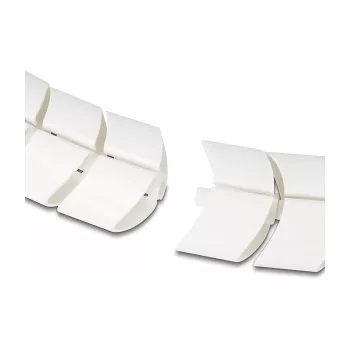 Calha para cabos DeLOCK 740 x 75 mm regulável em altura branco