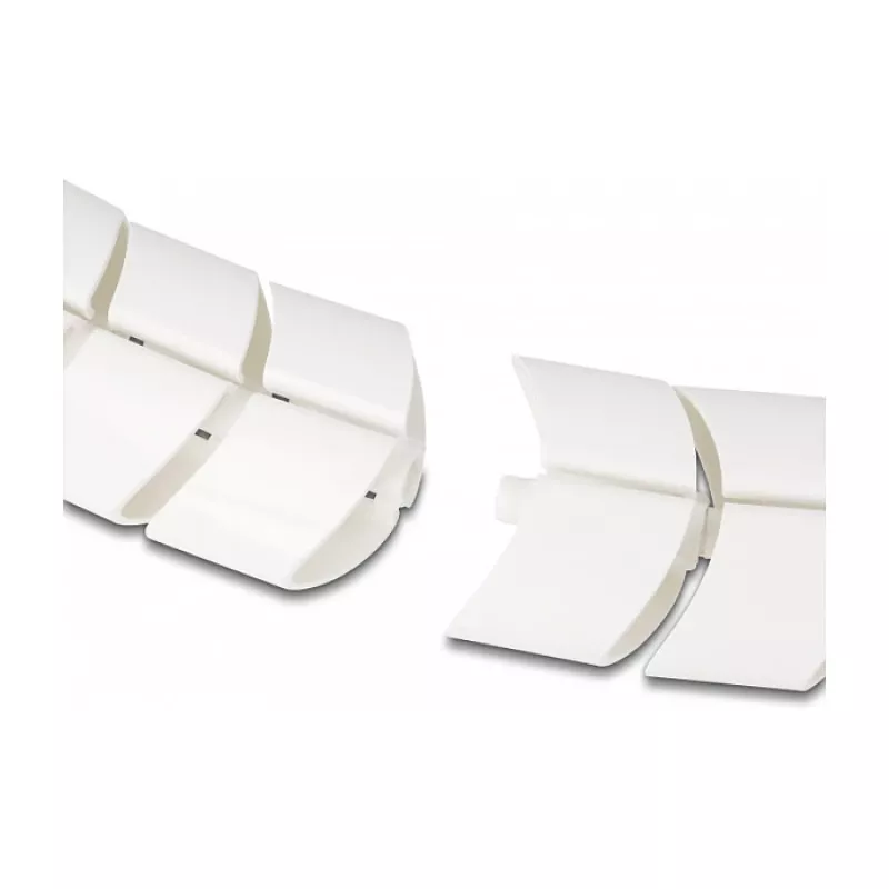 Calha para cabos DeLOCK 740 x 75 mm regulável em altura branco