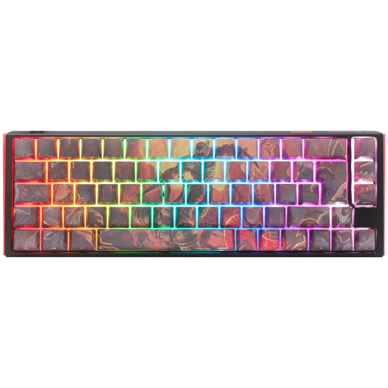 Teclado Ducky One 3 SF Doom Limited Edition, Gaming, USB, QWERTY, multicolor