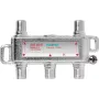 axing SVE04001 - repartidor de cabo - 75 Ohm - 5 - 2400 MHz - prateado - 1x F-Type - 4x F-Type