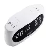 Adler AD 1186W despertador digital preto, branco