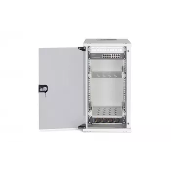 Armário de rede de montagem na parede Digitus DN-49104-SET 12U 60 kg IP20 cinzento