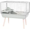 Gaiola ZOLUX Neolife 80 verde para hamsters – metal/plástico, 780×480×750 mm, espaçamento da grelha 9 mm
