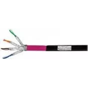 Logilink Professional - rolo de cabo - 250 m - S/FTP - cabo bruto Cat.7 - isento de halogéneos, exterior, suporte Gigabit Ethernet, instalação direta no solo - preto (CPV0083)
