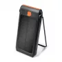 Logilink - Powerbank solar - Lanterna - Li-Pol - 10000 mAh - 18 Watt - 3 A - PD 2.0, QC 3.0, Ultra Fast Charge - 2 portas de saída (USB Type-A, USB-C de 24 pinos) - no cabo: USB (PA027