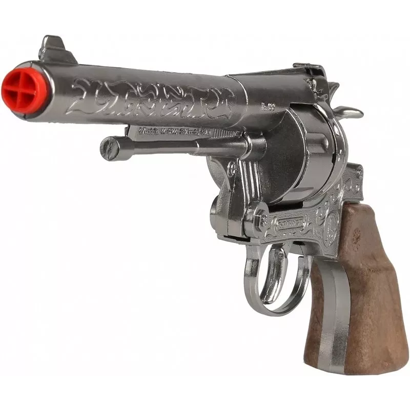 Pistola de brinquedo Pulio Metal Cowboy Revólver 12 tiros, Modelo 155122/0