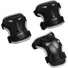 Patins em linha Muuwmi 682 tamanho ajustável 33–36 verde/preto com conjunto de proteções