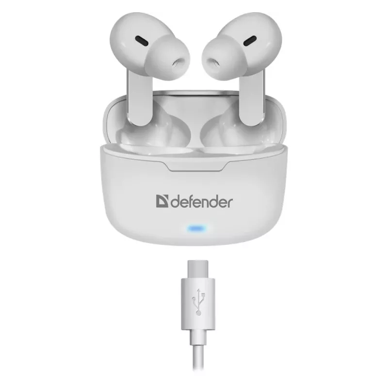 Auriculares Bluetooth Defender TWINS 903, brancos