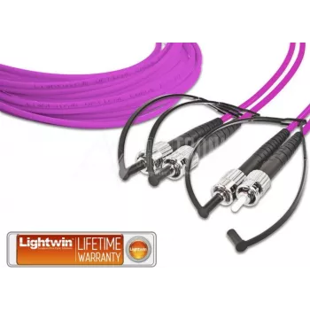 Cabo de fibra ótica Lightwin LDP-50 ST-ST 3.0 OM4 3 m violeta (LDP-50 ST-ST 3.0 OM4)