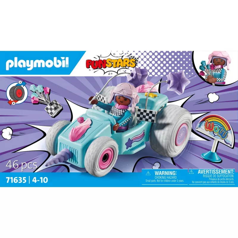 Conjunto de figuras Funstars 71635 Racing Unicorn