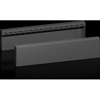 Painel Rittal VX 8660.033 preto aço 600 mm profundidade 100 mm altura