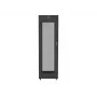 Armário rack LANBERG FF01-6842-23BL 42U autónomo, 2127,5×600×800 mm, IP20, fechadura com chave, rodas