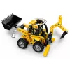Conjunto de construção LEGO Technic Retroescavadora 42197 — direção articulada, carregador funcional, 104 peças, idade recomendada 7+
