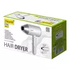 Secador de cabelo Maestro MR-213 2100W com cabo dobrável, 2 velocidades, função ar frio, concentrador de parede dupla, prateado