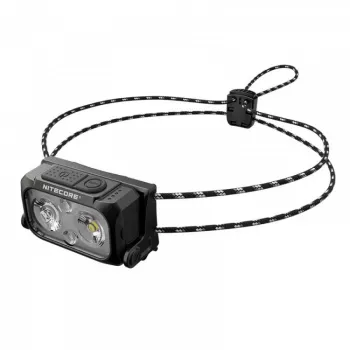 Lanterna de cabeça Nitecore NU21 360 lúmenes Midnight Shadow – lanterna de cabeça recarregável compacta, 360 lm de potência
