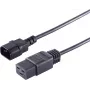 Cabo de alimentação S/CONN 60017 preto 1,8 m IEC C14 IEC C19