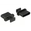Tampa de proteção para conetor fêmea DeLOCK 64013 USB Type-C preto