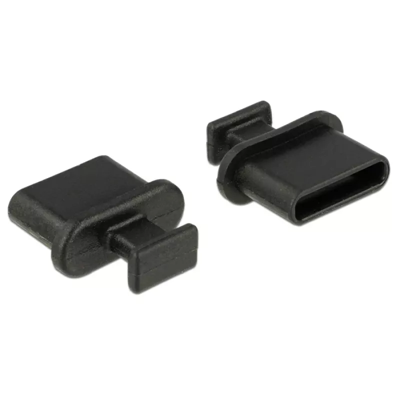 Tampa de proteção para conetor fêmea DeLOCK 64013 USB Type-C preto