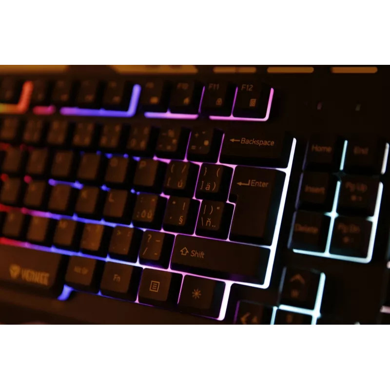 Teclado YKB 3200 SHADOW metal, LED