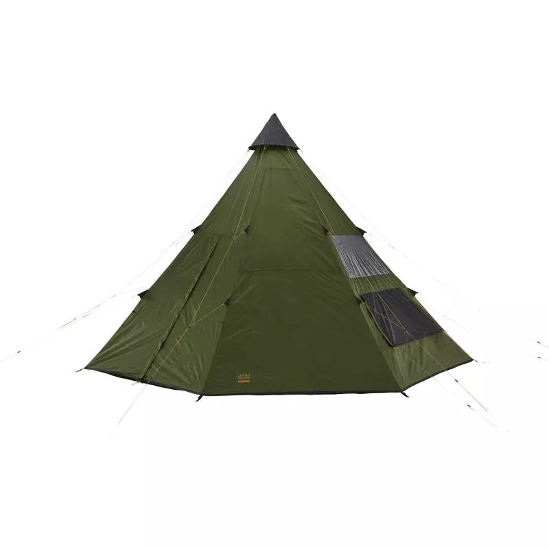 Tenda Grand Canyon preto FALLS 8 8P olivá — tenda de campismo para 8 pessoas