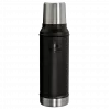 Garrafa térmica STANLEY Legendary Classic 0,94 L, preta, parede dupla com isolamento a vácuo
