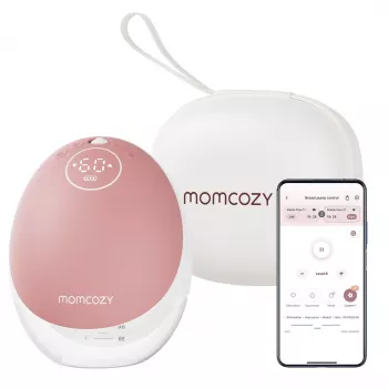 Bomba tira-leite Momcozy M9 Single Vermelho 150ml