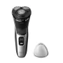 Máquina de barbear elétrica Philips 3000 Series S3143/00 — sistema rotativo de 3 cabeças, húmido e seco, Li-Ion, 60 minutos de autonomia