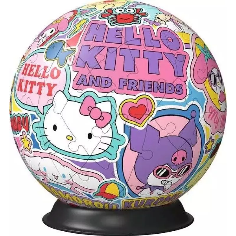 Puzzle Ravensburger Hello Kitty 72 peças Idade recomendada 6 a 99
